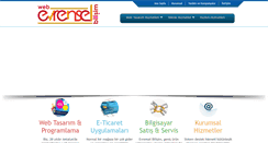 Desktop Screenshot of evrenselbilisim.net